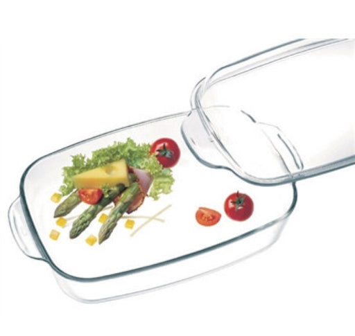 Simax - Tampered Glass Casserole W/ Glass Lid