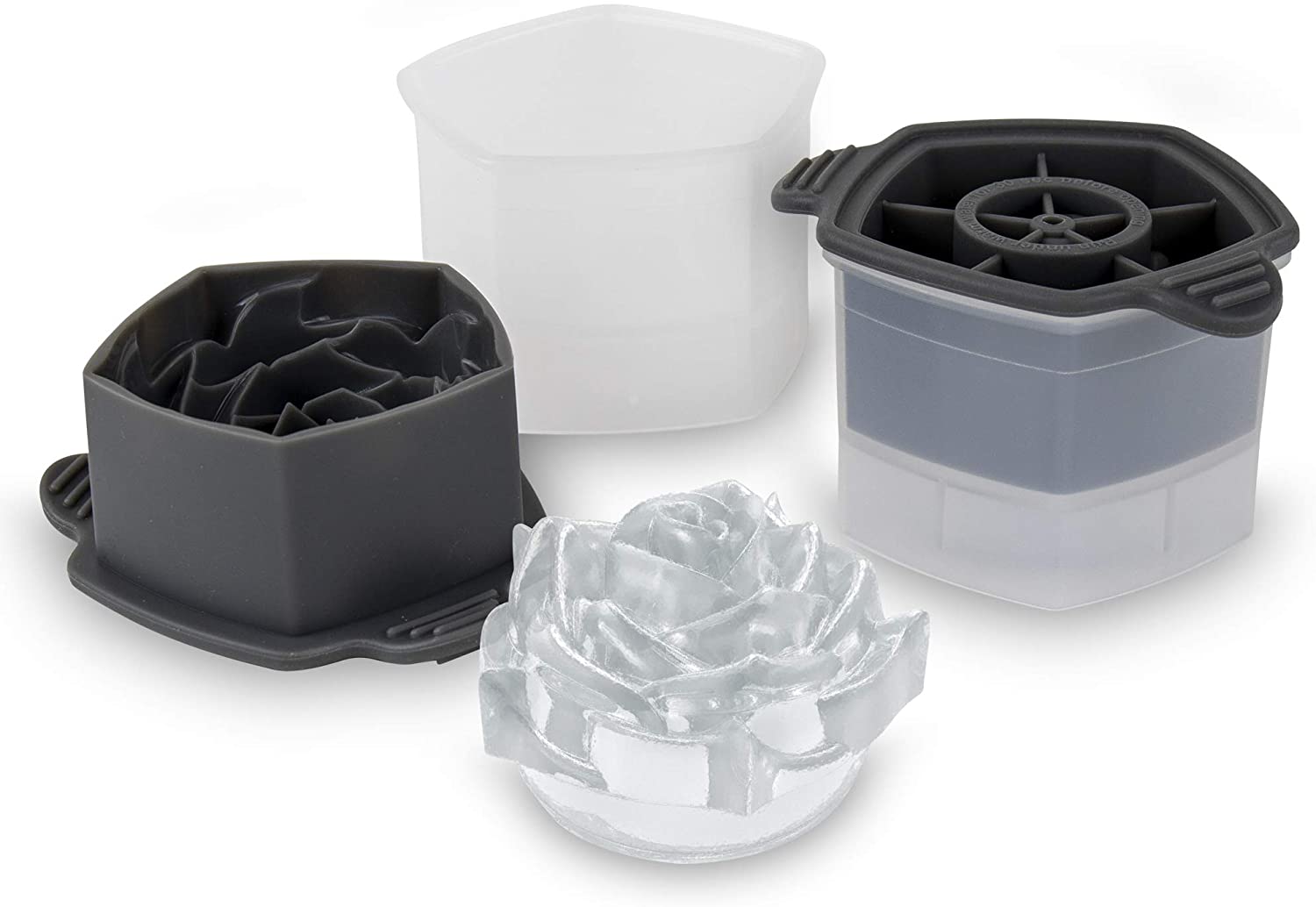 Tovolo Rose Ice Molds, Set/2, Charcoal