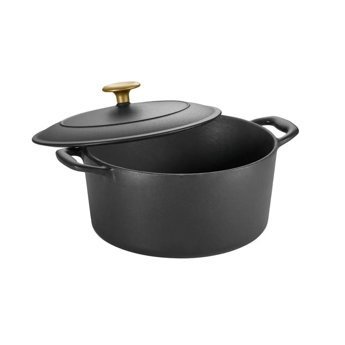 Tramontina 5.5 Qt Enameled Cast-Iron Series 1000 Covered Round Dutch Oven