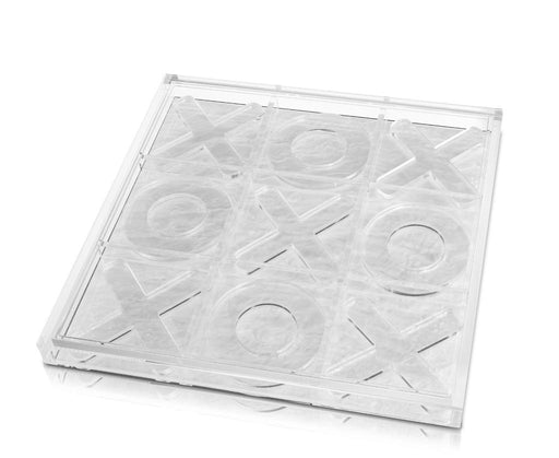 Lucite by Design Luxury Tic Tac Toe Game Set