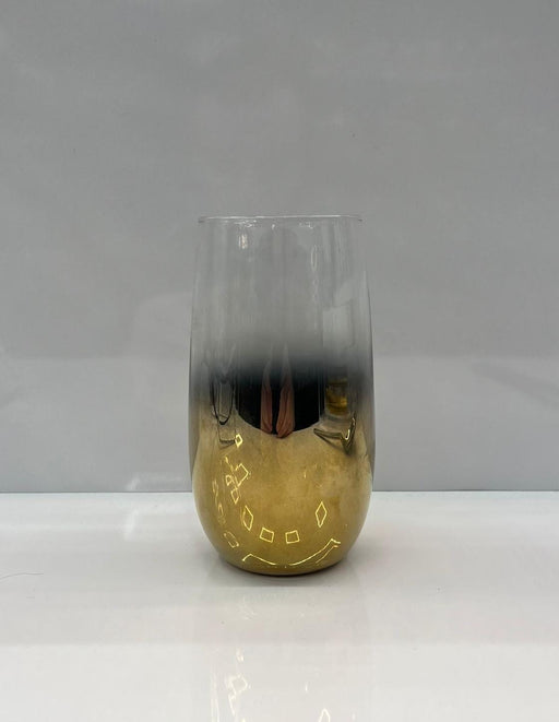 Vikko Decor - Gold Ombre , Highball Glass, 12.5 Oz