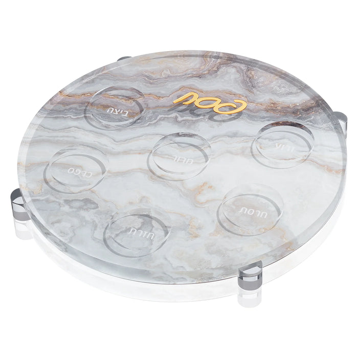 Waterdale Collection Agate Seder Plate